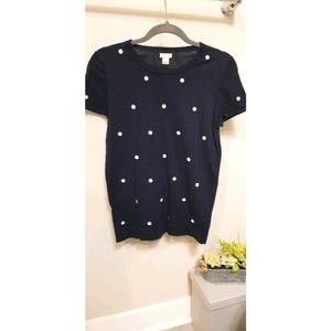 Women's J Crew short sleeve sweater